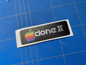 Apple II CLONE replacement badge