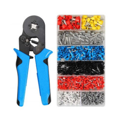 Zaciskarka tulejek + tulejki 1250 sztuk, zestaw HSC8 6-4A, zaciskacz