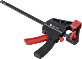 Ścisk jednoręczny TOOLCRAFT TO-6743691 Maksymalna szerokość mocowania:100 mm Długość produktu: 180 mm Posuw:35 mm