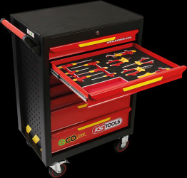 117.6144 ECOline P15 workshop trolley with 7 drawers and 42 tools