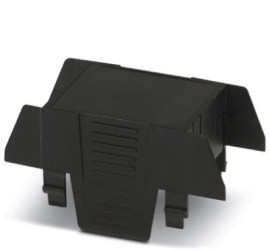 Upper part of housing, ABS/PC, (W x H x D) 35.1 x 75 x 36.95 mm, black, for enclosure, 1069993