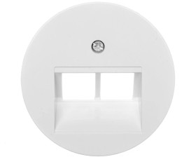 Berker R.1/R.3 Element centralny do gniazda przyłączeniowego UAE biały 14092089