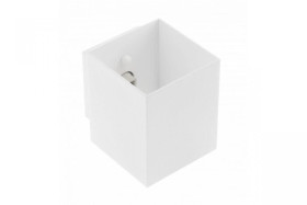 Oprawa ścienna CAMPIONE II, G9, IP20, max. 40W, IP20, max. 250V, 50/60 Hz, kwadratowa, biała