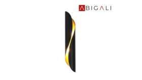 Abigali Kinkiet Drill Czarno-Złoty 2Xe14, Abigali-Kgg2e14