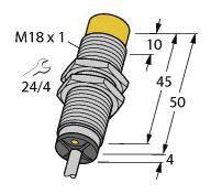 Turck Czujnik indukcyjny nie podtynkowy NI8-M18-AD4X