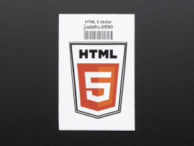 Adafruit HTML 5 - Sticker