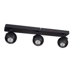 Oprawa ścienno-sufitowa PAR16 GU10 3 x 35W GALOBA EL-3I B czarny 33677