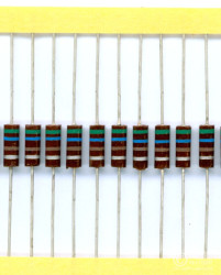 REZYSTOR 0,5W (1/2W) 560 ohm OBJĘTOŚCIOWY KAMAYA OHM JAPAN (10 SZTUK)