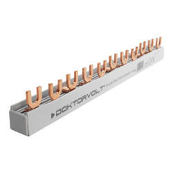 Szyna łączeniowa grzebieniowa PS/G 3-fazowa 11-modułowa 16mm2 100A DV-2251-PSG
