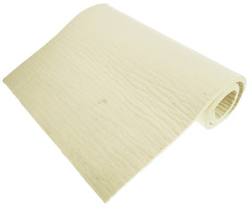 Arkusz filcowy, Wiskoza, wełna, dł.: 1m, szer.: 500mm, gr.: 12.5mm, Biały