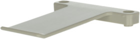 Belt clip, plastic, (L x W x H) 66 x 58.5 x 8 mm, white, CLY.7