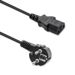 Qoltec Kabel zasilający IEC C13/SCHUKO 3x0.75mm² 1.4m