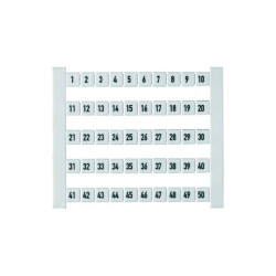 Weidm&#xFC;ller 354361187-500 dekafix Terminal markers white polyamide 500pcs