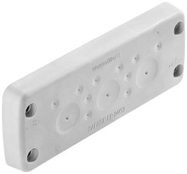 Weidmüller 2779310000 Płytka z przepustami CABTITE EP 24/13 GY, (D x S x W) 29.2 x 149.6 x 58 mm, termoplast, 10 szt.