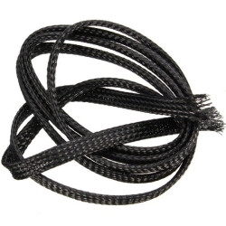 Oplot na przewody 15mm - Oplot poliestrowy/ Plecionka - black - 1mb