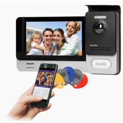 Zestaw VIDEODOMOF.PHILIPS WiFi Connect 2 7" dotyk