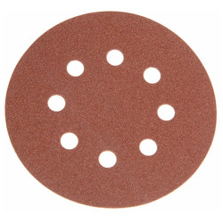 Faithfull FAIAD125120H Hook &amp; Loop Sanding Disc DID3 Holed 125mm x 120G (Pk 25)