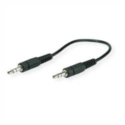 Kabel audio ROLINE 3,5 mm jack M/M, 0,2 m