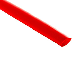 Rura termokurczliwa cienkościenna, odcinki 1m, CR 12,7/6,4 czerwona, 427564 /50szt./