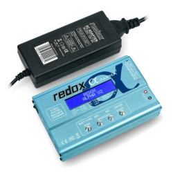 Ładowarka Li-Pol / Li-Fe / Li-Ion / Ni-CD /Ni-MH z balanserem - Redox Alpha V2 + zasilacz 230V