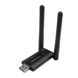 Karta Sieciowa QOLTEC Adapter USB, DUAL Wi-Fi 2 x 2dBi Standard AC, USB 3.0, 1200Mb/s...