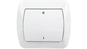 Simon Akord Łącznik Dwubiegunowy Biały Aw2/11