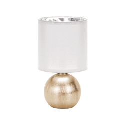 Lampa stołowa PERLO E14 złota 03291