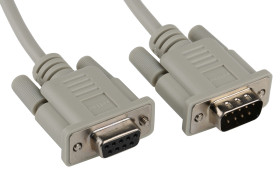 Kabel szeregowy, długość 1.8m, złącze A: 9-stykowe D-sub, złącze B: 9-stykowe D-sub