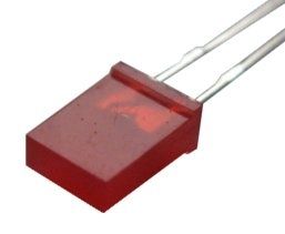 Dioda LED 5x2 prostokątna czerwona