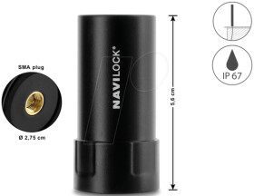 60764 Antenna, GNSS, multiband, SMA connector, 35 dB