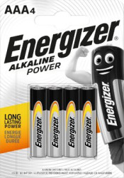 OUTLET bateria alkaliczna Energizer Alkaline Power LR03/AAA - 4 sztuki