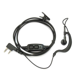 Mikrofon + słuch. do UV-82 2X PTT BAOFENG KENWOOD mikrofono słuchawka