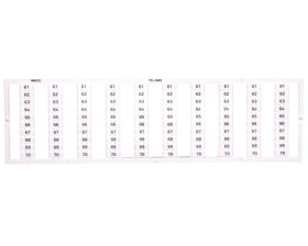 Oznaczniki WMB 10x 61-70 794-5602 /5szt./