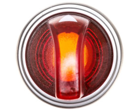 Napęd przełącznika 3 położeniowy czerwony z podświetleniem bez samopowrotu LPCSL1304