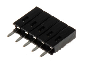Gniazdo PCB 5 -pinowe raster: 2.54mm Listwa gniazdowa Proste Przewlekany