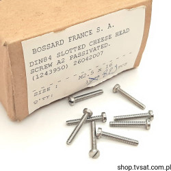 1243950 M2.5X16/BN650 DIN84A SCREW BOSSARD