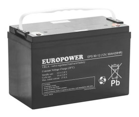 Akumulator VRLA AGM 12V 90Ah (żywotność 10-12lat) EPS90-12