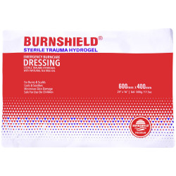 Burnshield 1012283 Burn Dressing 600x400mm Foam Compress with Hydrogel