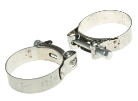 Opaska zaciskowa średnica wew 59 → 63mm śrubowa RS PRO ze stali nierdzewnej szerokość 20mm