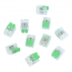 10 sztuk szybkozłączki instalacyjna 2x0.2-4.0 mm² VDE UL 450V 32A DGN 4272