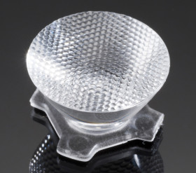 Soczewka LED Średni kąt 21.6 (Dia.) x 11.7mm, D 21.6mm, kąt widzenia 25 → 29°, do użytku z Cree XB-D, Cree XB-H,