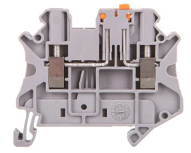 Złączka przelotowa 2-przewodowa z odłącznikiem nożowym 2,5mm2 szara UT 2,5-MT-P/P 3046375 /50szt./