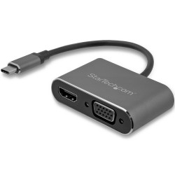 Adapter, 4K, do wyświetlaczy: 1, USB C, USB 3.1, HDMI, VGA