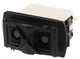 Przełącznik kołyskowy (Wł.)-wył.-(wł.) podświetlany 5 A DPDT IP68 APEM