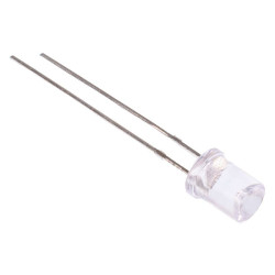 Green 5mm Concave Water Clear LED 460mcd 100°