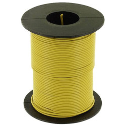 econ connect KL025GE50 Strand 1x0.25 mm&#xB2; yellow 50m durable wiring