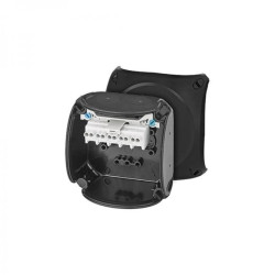 Puszka odgałęźna ATEX do stref 2 i 22 IP66 93x93x62mm czarna 5x2,5 mm2 Cu KX 0202 C