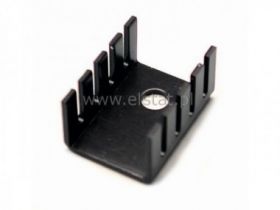 Radiator 19 x 13 x 9,5mm czerniony TO220