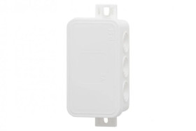 Puszka hermetyczna V8, termoplast 80x45x41 IP54, biała - klik, 8 osłabień