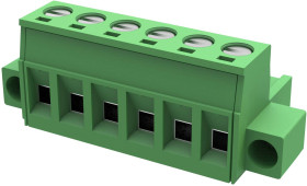 Degson Obudowa złącza pin męskiego na kabel Ilość pinów 7 Wymiary siatki: 5.08 mm 2EDGKM-5.08-07P-14-1000A(H) 1 szt.